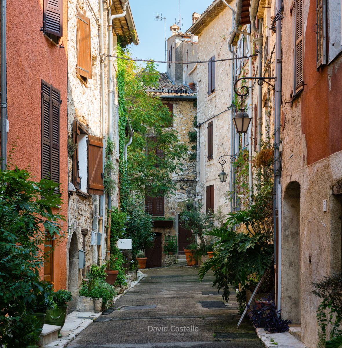 A living street within the walls of a 6th century town, that still grows and breathes as you look upon.