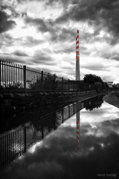 The Stacks reflecting on Pigeon House Road